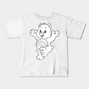 The bear swings its legs Kids T-Shirt